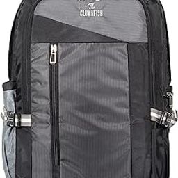 Brawn 48 litres Polyester Unisex Travel Backpack Rucksack for Outdoor Sports Camp Trek (Grey)-image-43