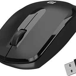 Portronics Toad 25 Wireless Mouse, 2.4 GHz with USB Nano Dongle, 1200 DPI Optical Tracking, Ambidextrous for PC, MacBook, Laptop (Black)-16