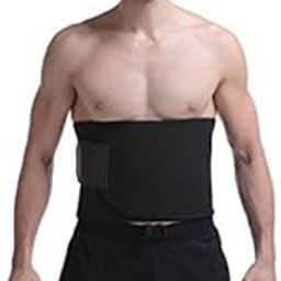 Frackkon Shaper Belt, Slimming Belt, Waist Shaper, Tummy Trimmer, Sweat Slim Belt, Belly Fat Burner, Stomach Fat Burner, Super Stretch, Unisex Body Shaper for Men & Women Sizes- XXL, Black Colour-image-87