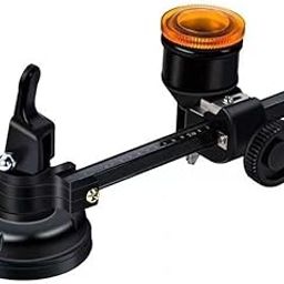 VIVITO Heavy-Duty Circular Glass Cutter with Adjustable Compass & Suction Cup Base | 24" Precision Round Hole Cutting Tool | Industrial Grade Wheel Blade for Glass, Tiles, Windows | (Pack of 1)-10