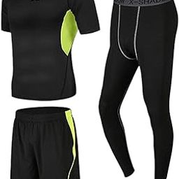 The Style Sutra5 Pcs/Set Men's Tracksuit Black M Green XXL|Clothing Shoes & Accessories | Mens Clothing | Activewear-picture-29