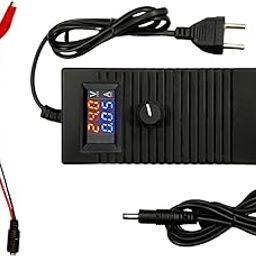 CALLSA 1.5V ~ 24V 5A 120W Power Supply Adjustable DC 3V 5V 6V 9V 12V 15V 16V 18V 19V 20V 24V Variable Universal, It Suitable for Household Electronics 5Amp Max-17