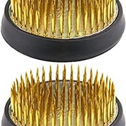 HEALLILY 2pcs Round Flower Arrangers Frog Flower Fixed Tools Japanese Flower Holder Floral Arrangement Pin Holder for DIY Flower Craft-image-52
