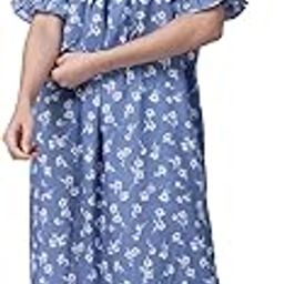 oomph! Cotton Blend Nighty for Women's | Night Gown | Nighty | Nightdress | Maxi Dress | Sleepwear | Gown for Women | Nighties | Sleepwear-picture-0
