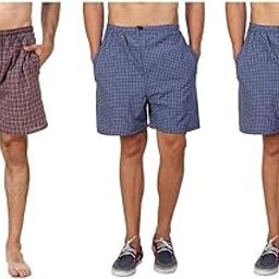 Men's 100% Cotton Blend Regular Printed Boxer Shorts Pack of 3 (Size-XL) Multicolour-19