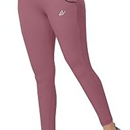 Stylish Workout Leggings for Women | Stretchable Pants with Deep Pockets & White Side Stripes | Comfortable Yoga & Gym Tights-picture-13