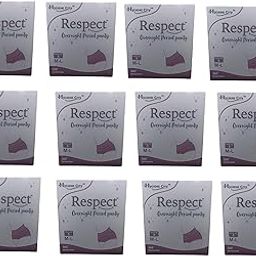 Respect Overnight Period Panty M-L, Waist Size 23-39 Inches | Comfortable and Reliable Protection for Overnight Use, 60 count (Pack of 12)-image-18