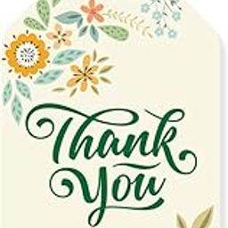 Kaameri Bazaar Set of 50 Thank You Tags for Return Gifts l Packaging l for Gift Bags l Birthday Tags with Natural Jute (300 GSM Paper)-16
