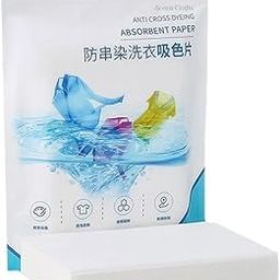 ASTA HUB Fabric Clothes Color Absorb Paper Wipe For Washing Machine Colour Dirt Catcher Anti-String Dyeing Laundry Paper Anti-Staining Clothes Sheets White (PACK OF-5)-image-2