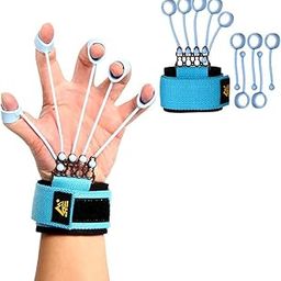 BEATSC Arm Exerciser Ultimate Finger Strength Trainer Hand Exerciser Hand Yoga Resistance Band Finger Expander Finger Extension Exerciser Climbing Finger Strengthener Guitar Finger Stretcher For Men & Women-16