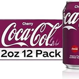 Coca colas Cherry Refreshing Pack Of Cherry Soda is Perfect For Enjoying The Classic Colas Twist. Each 330ml Pack Of 12 (Imported)-0