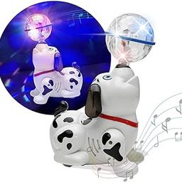 Gooyo 360 ° Rotating Dancing Dog Toy with LED Flashing Lights & Dynamic Sound for Kids-19