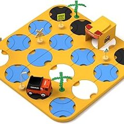 Lifelong Cuppy 34-Piece DIY Maze Track Toy with Light & Music | STEM Learning Puzzle Game with Garage, Road Signs & Battery Car | Educational Construction Playset for Kids | Boosts Skills for 2+ Years-16
