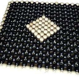 Q1 Beads SBlack Wooden beads acupressure mat car bead seat black color/heating pad/gel pad cover cushion for CAR/Office chair/Home Chair/Sofa/Jhula/Swing/Truck/Bus/Tempo(Small, Black)-10