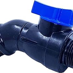 Aquabarrel 1/4 Turn Ball Valve Spigot, Elbow Shape, NPT Threads and Garden Hose Threads-image-47