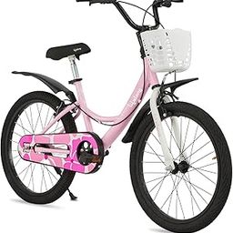 Lifelong 20T Cycle for Kids 5 to 8 Years-Rigid Bicycle for Girls-Single Speed Bike/Bicycle-95% Pre-Assembled-Balance Wheels-Suitable for Young Girls-Above 3 Feet 10Inch+ Height (Llbc2004,Pink)-15