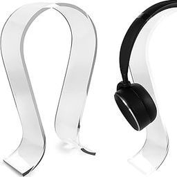 Geekria Clear Omega Headphone Stand for On-Ear Headphone, Gaming Headset Stand, Desk Display Hanger, Compatible with Bose, Marshall, Jabra, JBL, ATH, Sony, AKG, Sennheiser Headset (Clear)-image-74