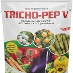 Titan Agritech Limited TRICHO-PEP V Trichoderma viride 1.5% W.P | Bio Fungicide for Soil-Borne Fungal Disease Control & Plant Root Protection – 1kg-38