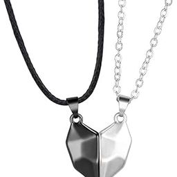 Pendant for Girls & Boys Couple Necklace Gift - Valentine Special Love Heart Stainless Steel Locket for Couples - Gift for Girlfriend-image-50