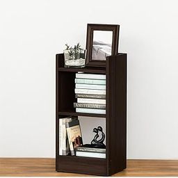 EVETO Wooden Book Shelf for Home Library Book Stand Rack for Kids Self Organizer Storage for Living & Study Room – Multipurpose Wood Shelf for Books(Flowery Wenge)-image-8