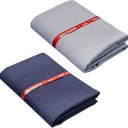 Abhi Fashion Men's Cotton Feel Formal Unstitched Combo Trouser Fabric For Men (Pack Of 2)-picture-37