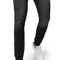 Men's Mid Rise Slim Fit Washed Jogger Jeans Stretchable-image-54