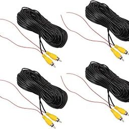 MERISHOPP 4 Pieces RCA Video Cable for Car Reverse Rear View Backup Camera 20Ft|Consumer Electronics | Vehicle Electronics & GPS | Car Video | Rear View Monitors/Cams & Kits-19
