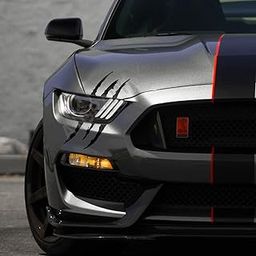 A1GRAPHIX Universal 2pcs Monster Claw Marks Headlight Car Sticker Stripes Scratch Decal Vinyl for Sports Cars SUV Pickup Truck Window Motorcycles ect C-image-67