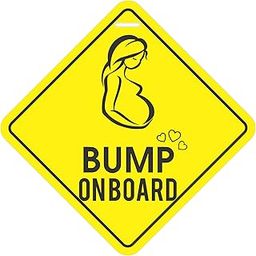 Goelite Bump On Board Baby Safety Warning Sign, Car Window Sticker with Suction Cup-image-82
