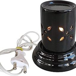 Pure Source India Ceramic Oil Diffuser Electric Small (4.5 inch, Black)-image-54