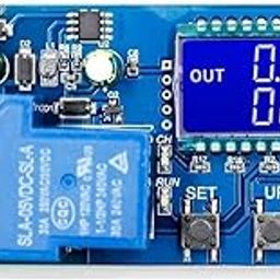 e-INFINITY XY-L30A 6-60v 30A 10A Lead-Acid Solar Battery Charge Controller Protection Board Charger Time Switch with 12v 24v 36v 48v Battery Capacity-12