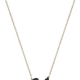 Iconic Swan Pendant, Black, Rose Gold-Tone Plated - Women's-image-53