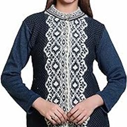 GRANDLINE WINTER WEAR LADY CARDIGAN FOR WOMEN WITH FRONT DESIGN SUITABLE FOR CASUAL WEAR-image-105
