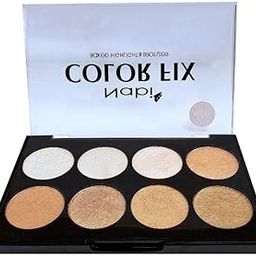 Nabi Cosmetics 8 Color Baked Highlight & Bronzer Palette - A711-01-picture-4