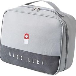 SAZ DEKOR® 6xFirst Aid Bag Storage Pouch Emergency Survival Bag for Hiking Gray L-image-106