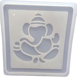 Snoogg Ganesh Ganesha Ganpati Frame Resin Mould Silicone Epoxy Casting Molds for DIY Crafts Trinket Container, Home Wall Decoration Size: 7.5 inch Approx..-image-2