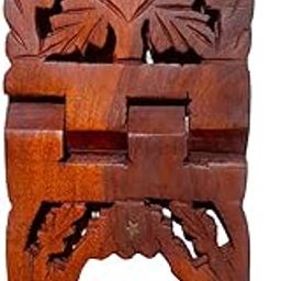 SWH Wooden Rehal Book Strand Round for Religious Holy Book Holder for Read Religions Book (12x6) in-picture-10
