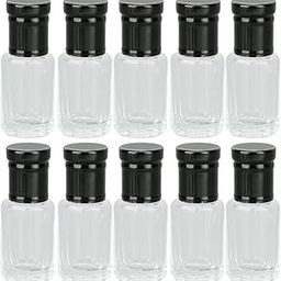 12pcs 3ml Empty Reusable Essentail Oil Roll on Glass Bottles with Black Caps For Beauty Use-67