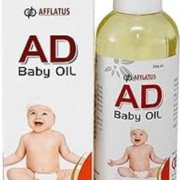 Afflatus Ayurvedic AD Vitamin Baby Massage Oil 200ml for Healthy Babies & Infants || Healthy Skin & Rich Moisturizer for All Skin Types (200ml, Pack of 1)-18