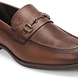 thomas crick Men’s Fashion Loafers with Metal Tip – Anti-Skid Sole & Ankle Cushioning-picture-3