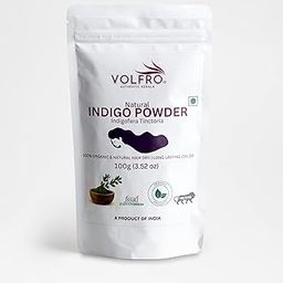 VOLFRO Indigo Powder for Hair (100g) - 100% Natural Blue-Black Hair Colorant, Chemical-Free, Long-Lasting Shine - product by Authentic Kerala-20