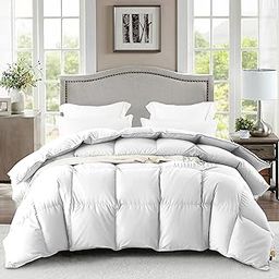 ALISHIBA CASA 600 GSM Heavy Winter Comforter Double Bed Size (90"X100") - Super Soft Fluffy 600 GSM Fill for Winter Comforter/Rajai/Duvet/Blanket Double Bed - White Color-image-106