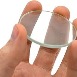 EISCO Double Convex Lens, 150mm Focal Length, 2" (50mm) Diameter - Spherical, Optically Worked Glass Lens - Ground Edges, Polished - Great for Physics Classrooms-2