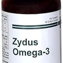 Zydus Omega 3 German Remedies For Men Women, with EPA 180 mg & DHA 120 mg for Brain Heart Eyes & Joints Health, 60 Fish Oil Capsule-image-44