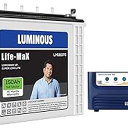 Luminous Inverter & Battery Combo (Hercules 1500 Pure Sine Wave 1400VA/12V Inverter with LM 18075 Tall Tubular 150Ah Battery) for Home, Office & Shops-picture-15
