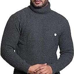 GRANDLINE Winter WEAR Men HIGH Neck Pullover Sweater for Evening and Casual OUTINGS-image-78