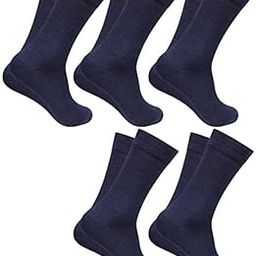 Kids Cotton Socks 5-Pack – Soft, Breathable Crew Socks for Boys & Girls | Toddler & School | Stretchy, Comfortable, All-Season Ankle Socks for Daily-Wear |Navy Blue-3-4 Years|-image-66