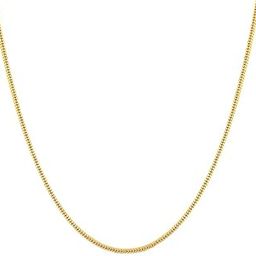 Cuban Link Chain Necklace, Golden Fashion Jewellery, 60 cm-15