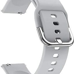 HUMBLE Silicone 19mm Replacement Band Strap with Metal Buckle Compatible with Noise Colorfit Pro 2, Boat Storm Smart Watch & Watches with 19mm Lugs-10