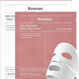 Romsue Bio-Collagen Real Deep Mask, Hydrating Overnight Hydrogel Mask, Pigmentation, Anti-Aging & Pore Minimizing | Hyaluronic Acid, Niacinamide, Vitamin E & Centella | Pack of 1-image-38